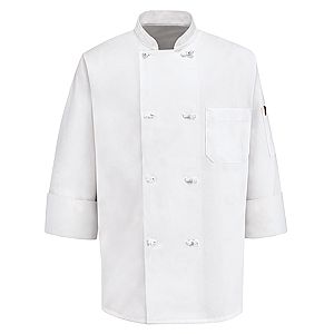 Eight Knot-Button Chef Coat