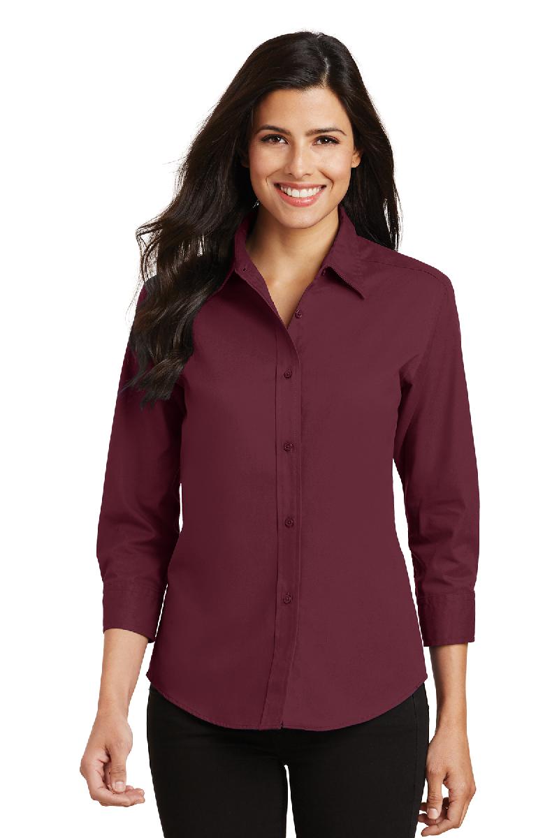 Port Authority® Ladies 3/4-Sleeve Easy Care Shirt