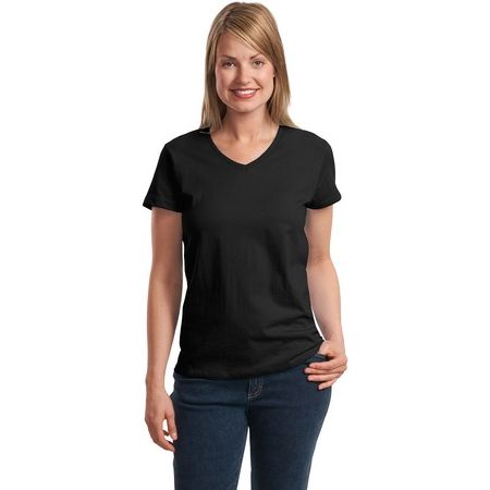 Hanes &#174;  Ladies ComfortSoft &#174;  V-Neck T-Shirt. 5780