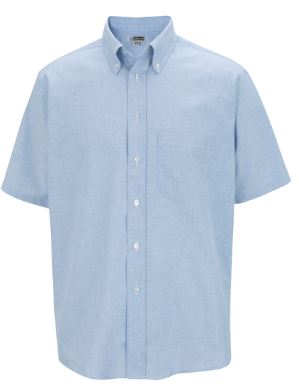 MEN'S SHORT SLEEVE OXFORD SHIRT - 1027