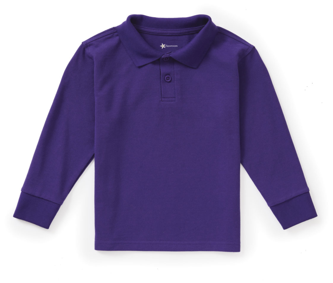  Preschool - Long Sleeve Pique Polo (Unisex)