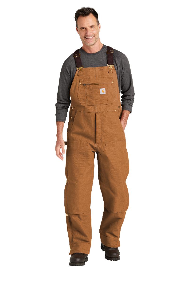 Carhartt Tall Firm Duck Insulated Bib Overalls. CTT104393