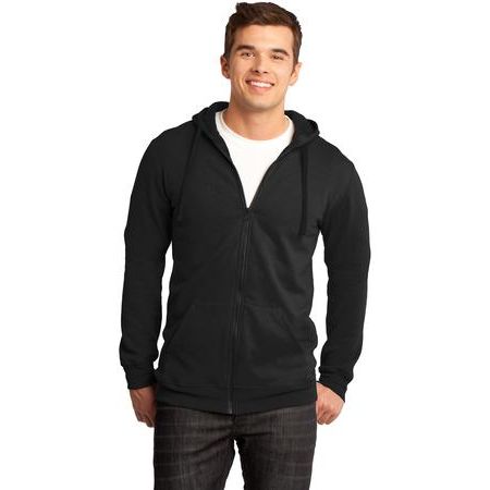 District &#174;  - Young Mens The Concert Fleece&#153; Full-Zip Hoodie. DT800