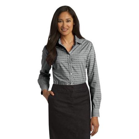 Port Authority &#174;  Ladies Long Sleeve Gingham Easy Care Shirt. L654