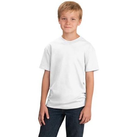 Port & Company - Youth 5.4-oz 100% Cotton T-Shirt. PC54Y