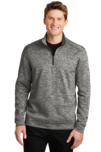 Sport-Tek &#174;  PosiCharge &#174;  Electric Heather Fleece 1/4-Zip Pullover. ST226