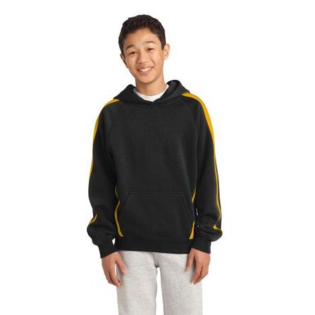 Sport-Tek &#174;  Youth Sleeve Stripe Pullover Hooded Sweatshirt. YST265