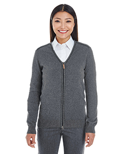 DG478W - Ladies' Manchester Fully-Fashioned Full-Zip Sweater