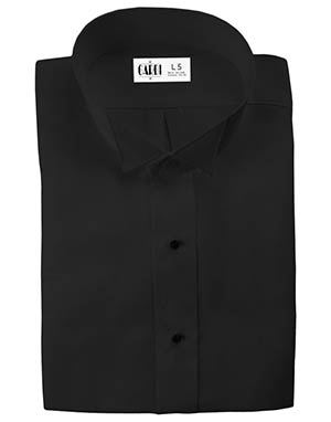 Men's Black Tuxedo Shirt