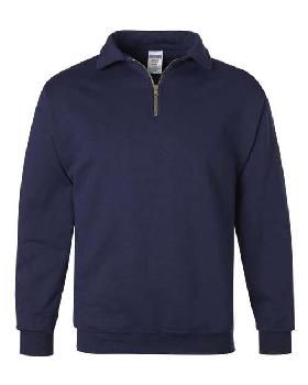 Super Sweats NuBlend® Quarter-Zip Cadet Collar Sweatshirt.  ODGDW-4528MR-CORP