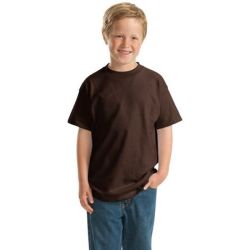 Hanes &#174;   -  Youth Beefy-T &#174;  Born to Be Worn 100% Cotton T-Shirt.  5380