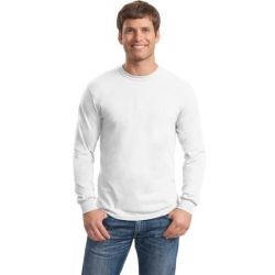   Gildan - Heavy Cotton 100% Cotton Long Sleeve T-Shirt.  5400
