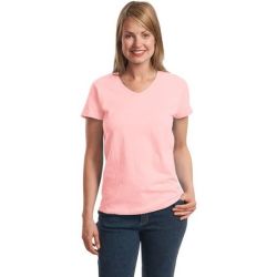 Hanes &#174;  Ladies ComfortSoft &#174;  V-Neck T-Shirt. 5780