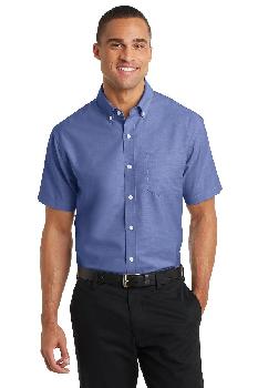 Port Authority® Short Sleeve SuperPro™ Oxford Shirt