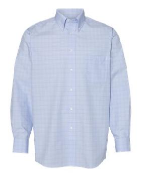 Van Heusen - Blue Suitings Non-Iron Patterned Shirt