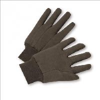 Standard Poly/Cotton Brown Jersey Gloves