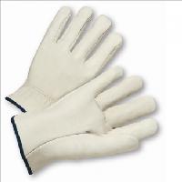 Select Grain Cowhide Leather Driver Straight Thumb Gloves