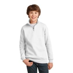 JERZEES &#174;  Youth 1/4-Zip Cadet Collar Sweatshirt. 995Y