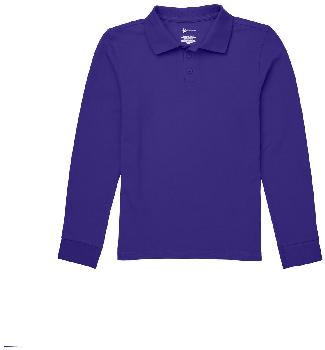  Youth - Long Sleeve Pique Polo (Unisex)