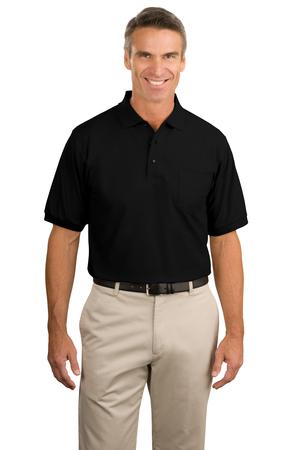   Port Authority - Silk Touch Polo with Pocket.  K500P