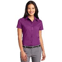 Ladies' Manager Oxford-Short Sleeve