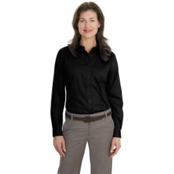 Port Authority - Ladies Long Sleeve Non-Iron Twill Shirt.  L638