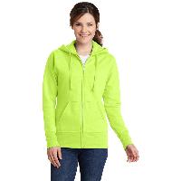 Port & Company &#174;  Ladies Core Fleece Full-Zip Hooded Sweatshirt. LPC78ZH