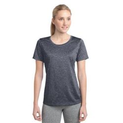 Sport-Tek &#174;  Ladies Heather Contender Scoop Neck Tee. LST360