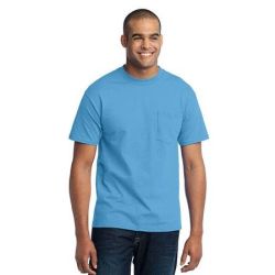 Port & Company &#174;  Tall 50/50 Cotton/Poly T-Shirt with Pocket. PC55PT