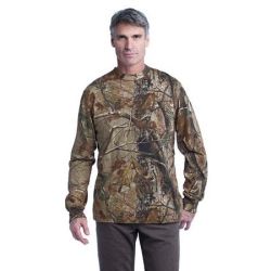 Russell Outdoors &#8482;  Realtree Long Sleeve Explorer 100% Cotton T-Shirt with Pocket. S020R