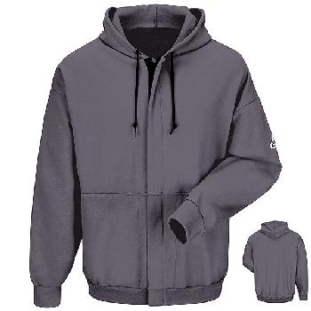 Zip-Front Hooded Sweatshirt - Cotton/Spandex Blend - CAT 2 - SEH4