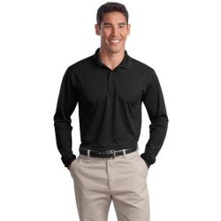 Sport-Tek - Long Sleeve Micropique Sport-Wick Polo. ST657