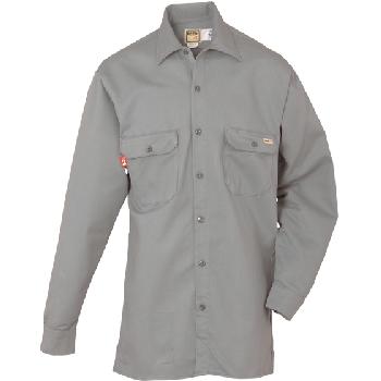 FR 88/12 Cotton Blend Shirts - Silver Grey
