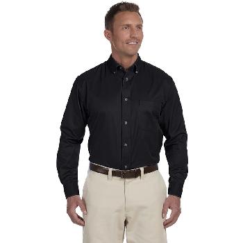 Men's Easy Blend Long-Sleeve Twill Shirt with Stain-Release. M500